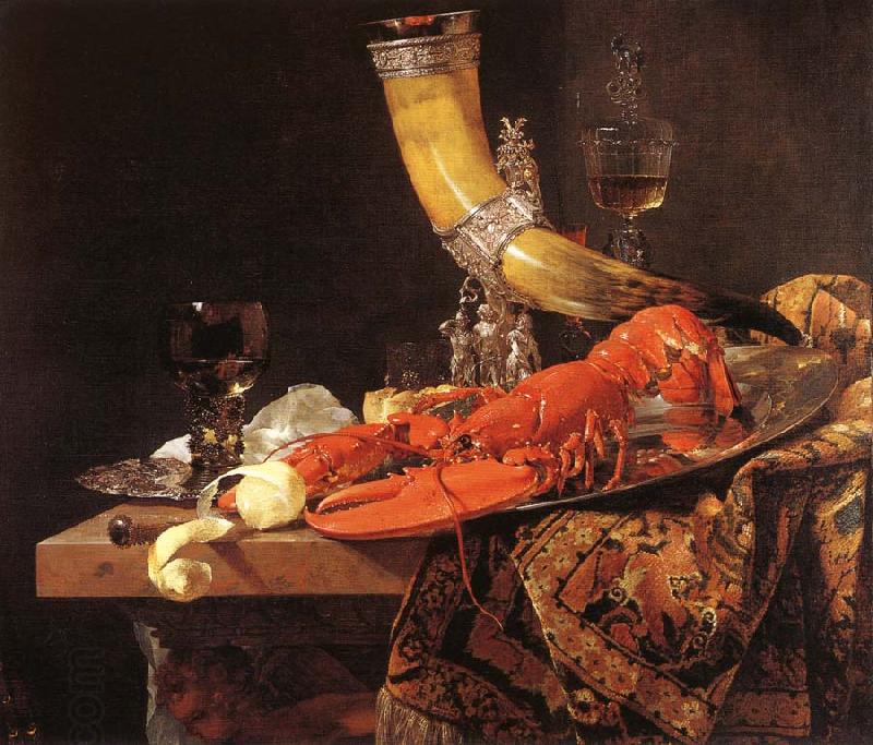 Willem Kalf Still-Life with Drinking-Horn oil painting picture